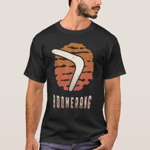 T-shirt Boomerang Vintage Retro Classic Sunset Sport
