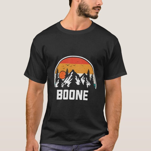 T-shirt Boone North Carolina Nc Mountains Hiking (Devant)