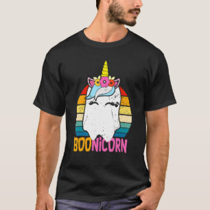 T-shirt Boonicorn Ghost Unicorn Boo Retro Halloween Girls