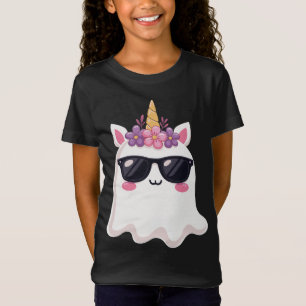 T-Shirt Boonicorn Halloween Licorne Mignonne Fantôme Enfan