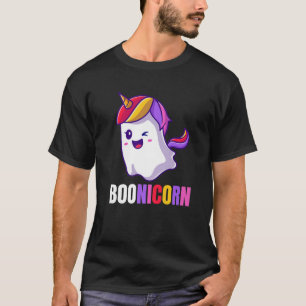 T-shirt Boonicorn Halloween Trick Ou Treat Cute Ghost Unic