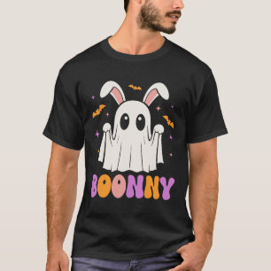 T-shirt Boonny mignonne Bunny Ghost Halloween Hommes Femme