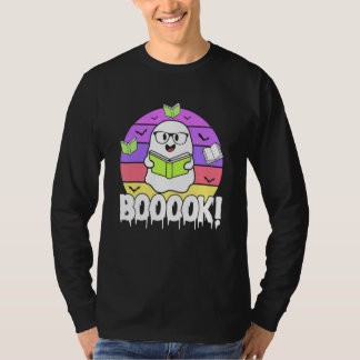 T-shirt Booooks Ghost Boo Read Books Library Book
