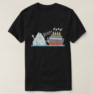 T-shirt Boop Iceberg Titanic Drôle Histoire Mème