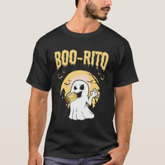 T-shirt Boorito Drôle Costume Fantôme Hommes Femmes Enfant