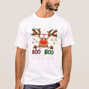 T-shirt Boos de Noël Boos Équipes de rennes Infirmière Xma