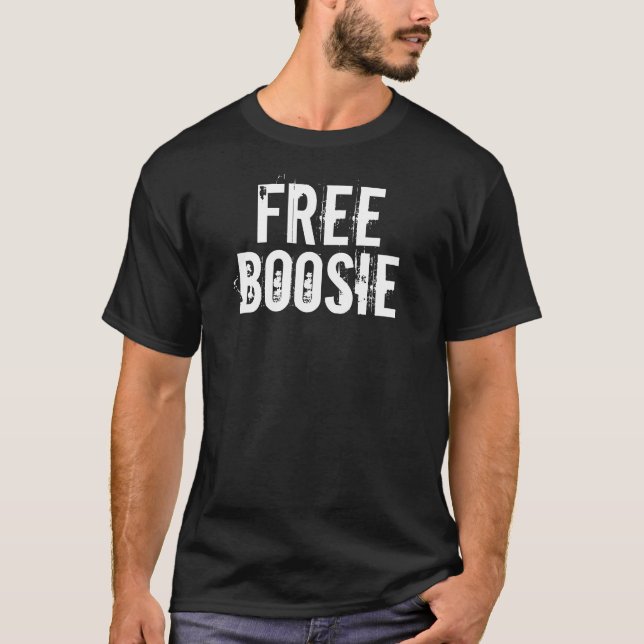 T-shirt Boosie libre huent (Devant)