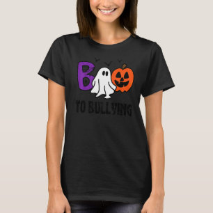 T-shirt Boot À L'Intimidation Citrouille Fantôme Orange An