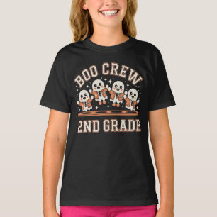 T-shirt Boot Crew 2e année Halloween Ghosts School Student