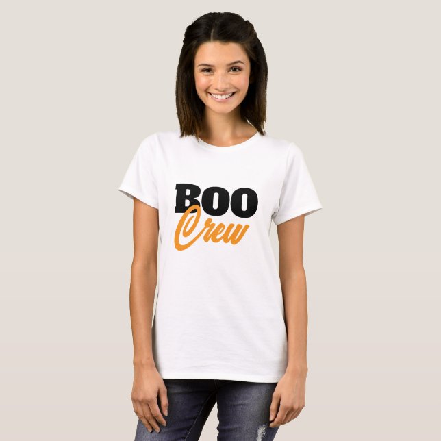 T-shirt Boot Crew Halloween Party Blanc (Devant entier)