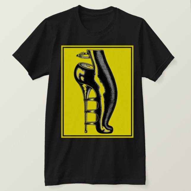 T-shirt Boot en caoutchouc Bizarre (Design devant)
