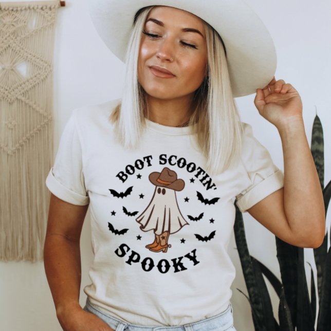 T-shirt Boot Scootin Éffrayant mignon Halloween Fantôme (Boot Scootin Spooky, Halloween Gift, Halloween Shirt, Cute Halloween Shirt, Funny Fall Shirt)