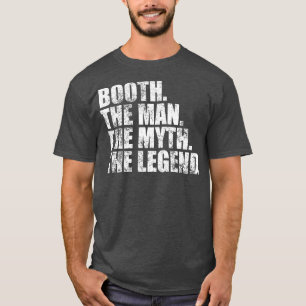 T-shirt BoothBooth Nom de famille Booth nom de famille Boo