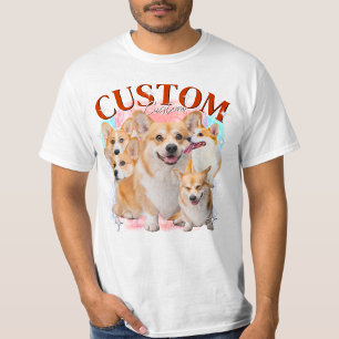 T-shirt Bootleg Chiens Vintages Animaux de compagnie Chat