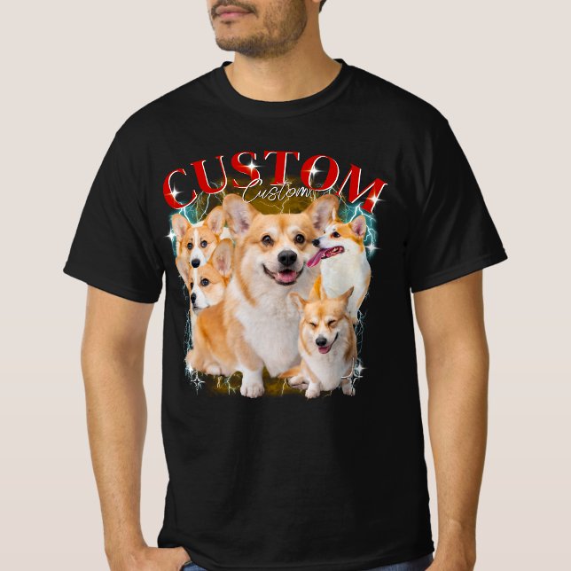 T-shirt Bootleg Chiens Vintages pour animaux de compagnie  (Créateur téléchargé)