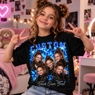 T-Shirt Bootleg de photo personnalisé