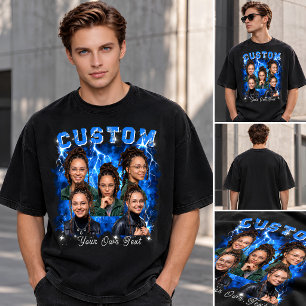 T-Shirt Bootleg de Photo Personnalisé