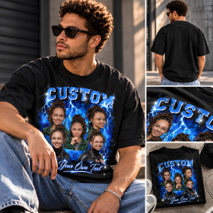 T-shirt Bootleg de photo personnalisé