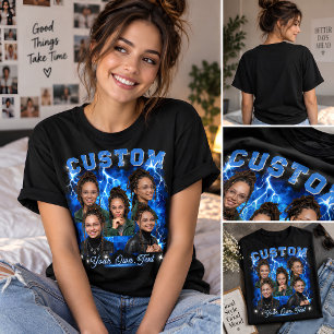 T-shirt Bootleg de photo personnalisé