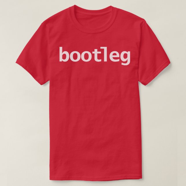 T-shirt Bootleg Funny Typographie (Design devant)