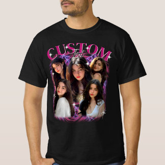 T-shirt Bootleg I Love My Hot Girlfriend Heart GF 2BK1
