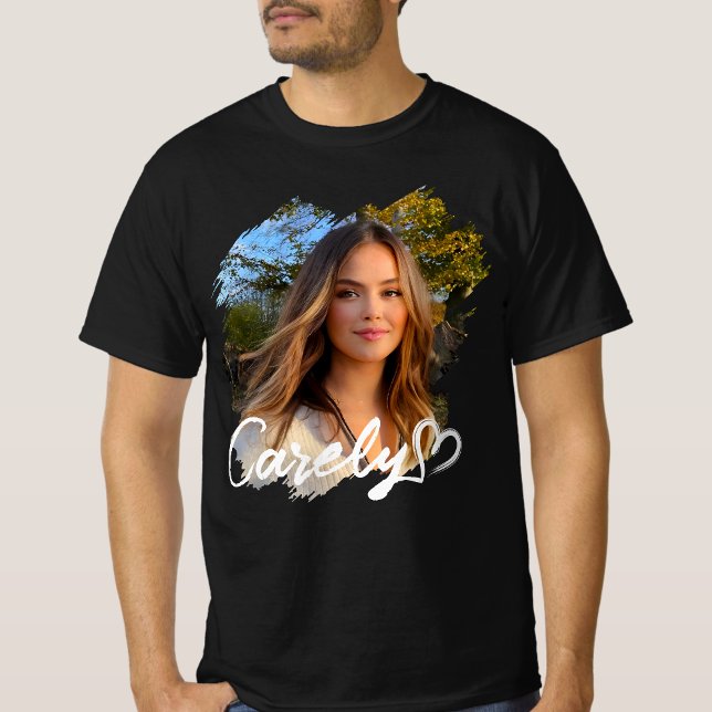 T-shirt Bootleg I Love My Hot Girlfriend Heart GF 3BK1 (Créateur téléchargé)