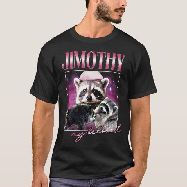 T-shirt bootleg Jimothy Raccoon (Devant)