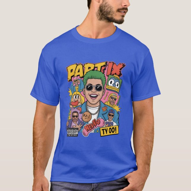 T-shirt Bootleg Pop Culture (Devant)