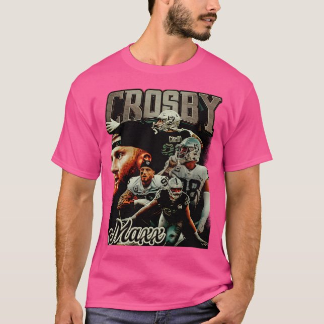 T-shirt Bootleg Retro Maxx Crosby Bootleg Retro Bootleg (Devant)