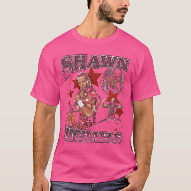 T-shirt Bootleg Vintage Shawn Michaels (Devant)