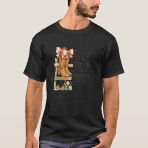 T-shirt Boots and Bows Cowgirl Thing Western Rose Arc