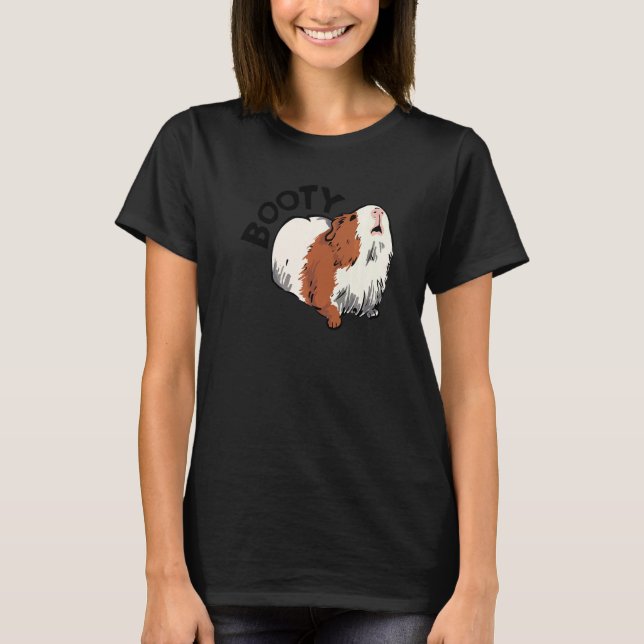 T-shirt Booty Pig Graphic Guinea Pig Owner Pet Cavy Animal (Devant)