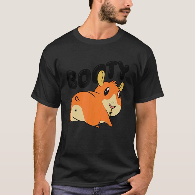 T-shirt Booty Pig Graphic Guinea Pig Owner Pet Cavy Animal (Devant)