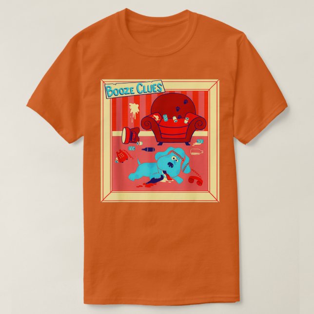 T-shirt Booze Clues (Design devant)