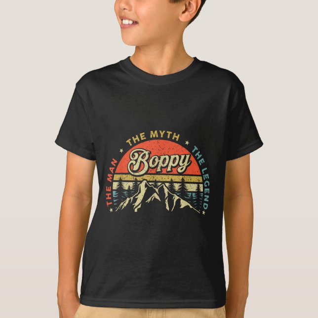T-shirt Boppy Man Myth Legend Funny Father's Day Grandpa M (Devant)