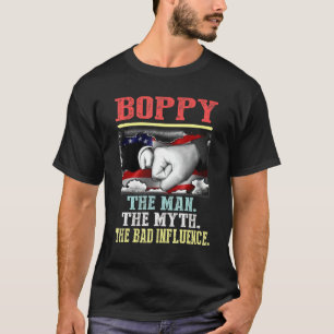 T-shirt Boppy The Man Myth Mauvaise Influence Vintage-amér