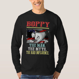 T-shirt Boppy The Man Myth Mauvaise Influence Vintage-amér
