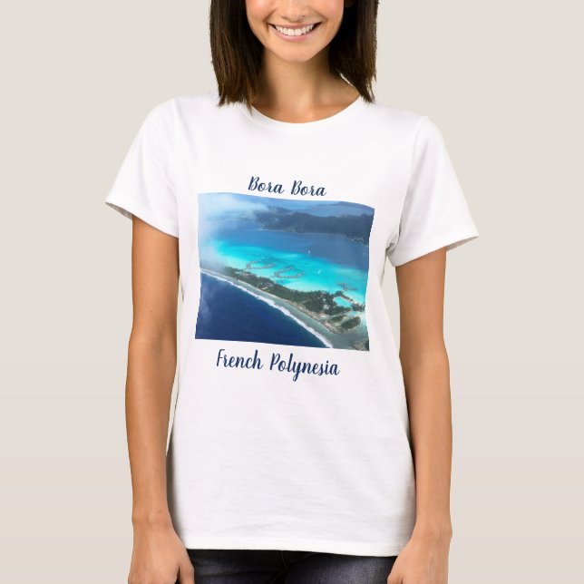 T-shirt Bora Bora, Polynésie Française De L'Air (Devant)