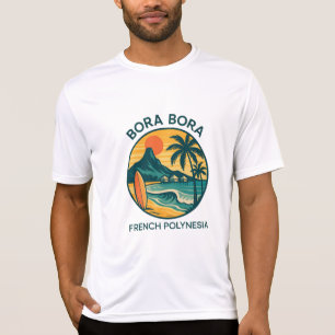 T-shirt Bora Bora Sérénité – Polynésie française tropicale