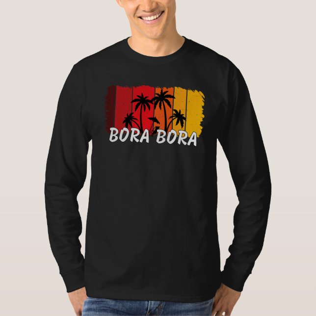 T-shirt Bora Bora Tahiti Souvenirs   (Devant)