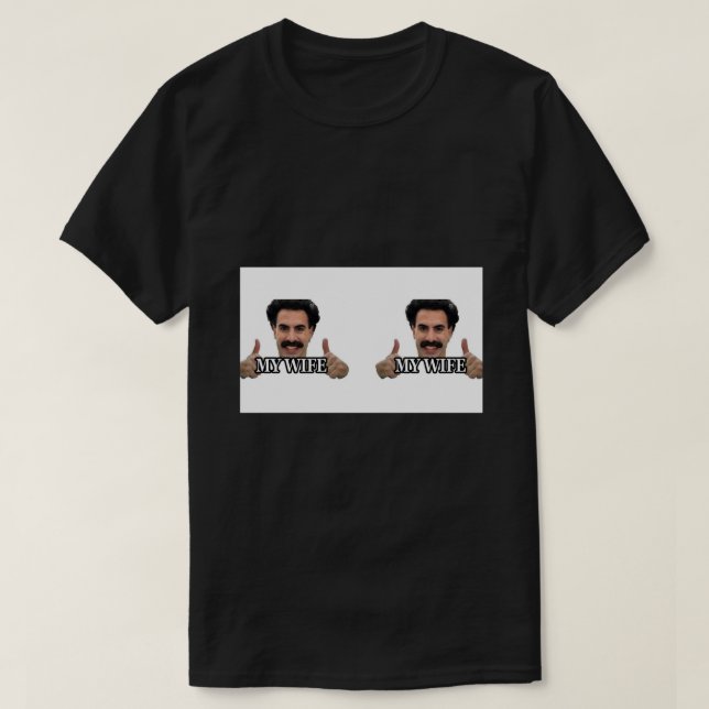 T-shirt Borat ma femme Café Mug.png (Design devant)