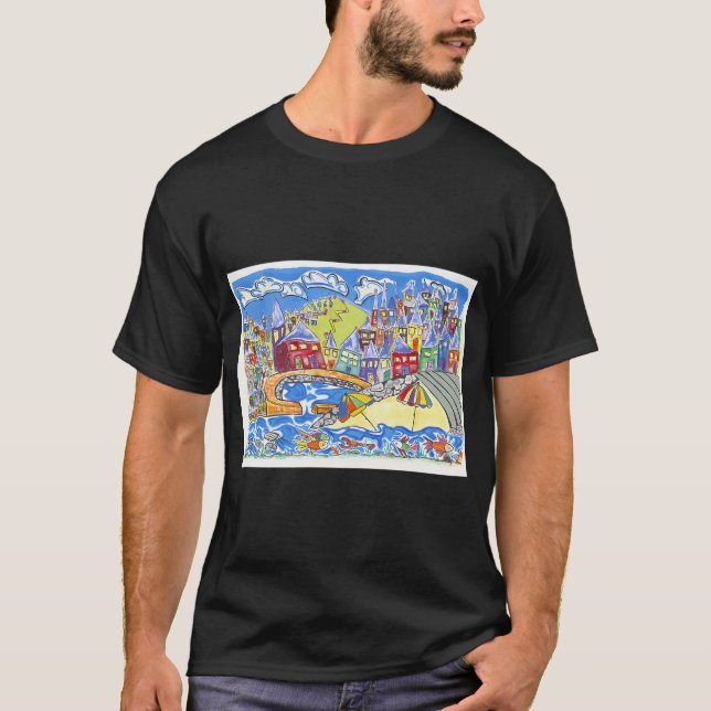 T-shirt bord de mer (Devant)