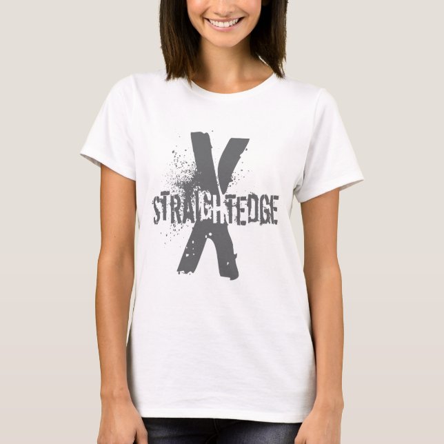 T-shirt Bord droit X gris-foncé (Devant)