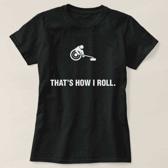 T-shirt Bordage de fauteuil roulant (Design devant)