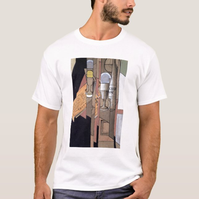 T-shirt Bordeaux blanc, 1913 (gouache et crayon sur le (Devant)
