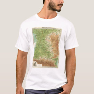 T-shirt Bordeaux du sud-ouest de section de la France