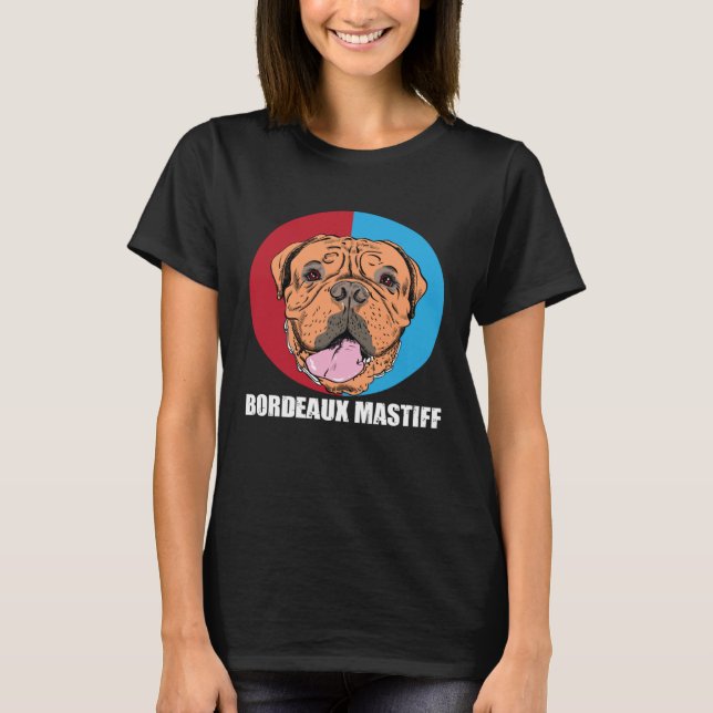 T-shirt Bordeaux Mastiff Dogs Love (Devant)