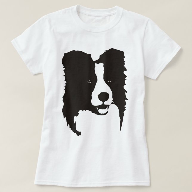T-shirt Border collie (Design devant)