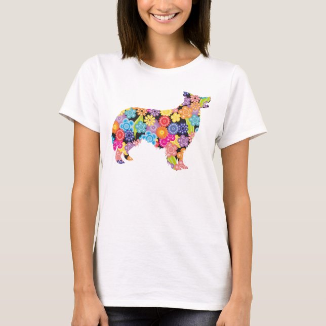 T-shirt Border collie (Devant)