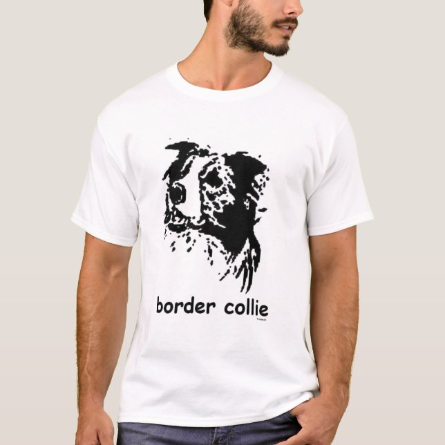 T-shirt Border collie (Devant)
